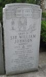 William Johnson's tombstone