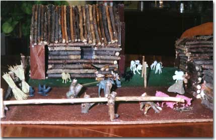 close-up: farm diorama