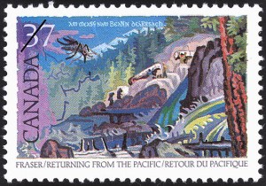 1988 37¢ stamp: Fraser, Returning from the Pacific