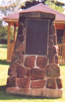 Loyalist Monument in Bedeque Harbour