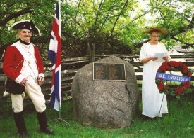 Robert Tordiff, UE, and Gerry Tordiff at the Memorial Boulder, June 2010