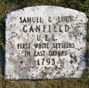 East Oxford Cemetery inscribed stone