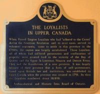 Fredericton UEL Monument inscription