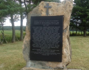 St. Gabriel-de-Brandon Loyalist Settlers Monument