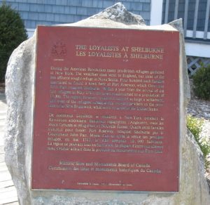 The Shelburne plaque