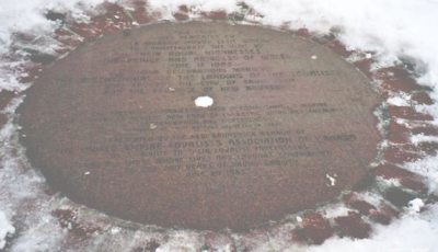 Loyalist Stone in St John Plaza