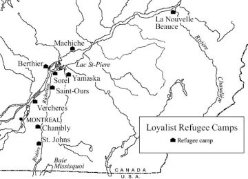 Loyalist Refugee Camps, by Victor Dohar