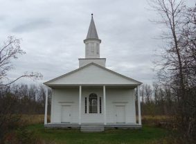 Original Anglican Church in Adolphustowm circa 1822 Original Anglican Church in Adolphustowm circa 1822
