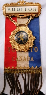 Commemorative Holland Society (Queen Whilihima Ribbon Medallion)