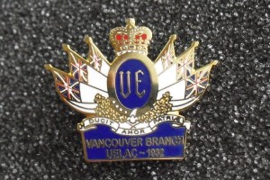 New Vancouver Branch UELAC Pin