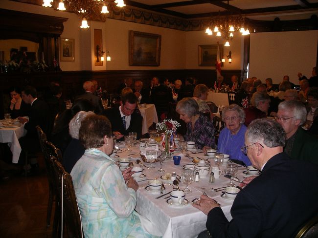 Closing dinner at the Union Club