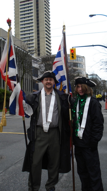 Vancouver Branch prepares for the parade
