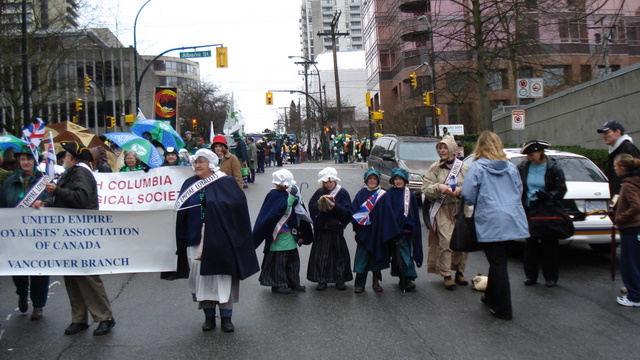Vancouver Branch prepares for the parade