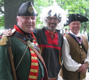 Zig Misiak with Kanowakeron (David Hill Morrison) and Fred Hayward