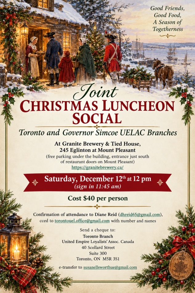 Christmas Dinner 2026 flyer