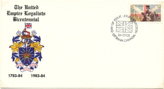 First Day Cover Created by Lt. Col. Frank Cooper