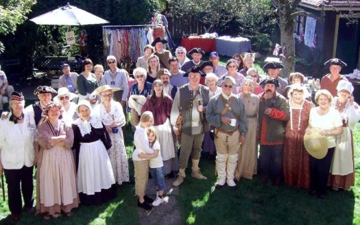 Vancouver Branch members at Fort Anderson, 2008