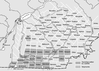 Eastern Township settled by Loyalists 