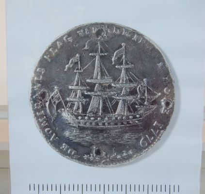 Face of the Amsterdam American Revolutionary War Token