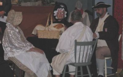 Guests and Bread for Luncheon