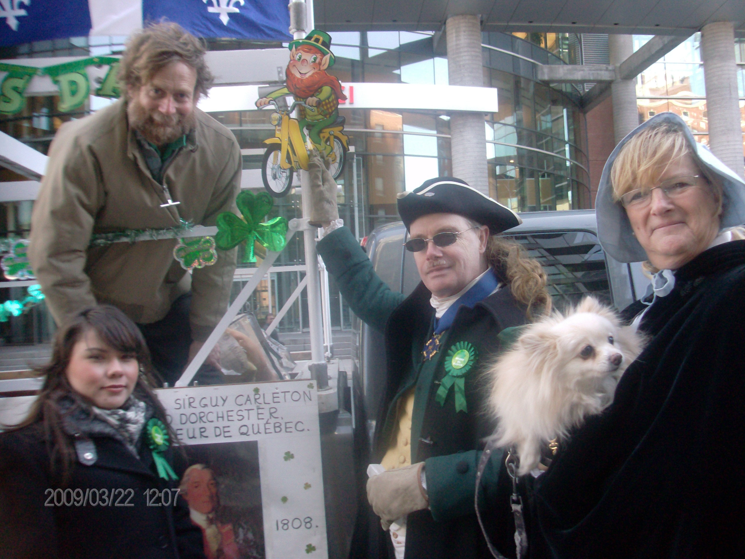 Heritage Branch prepares for the parade
